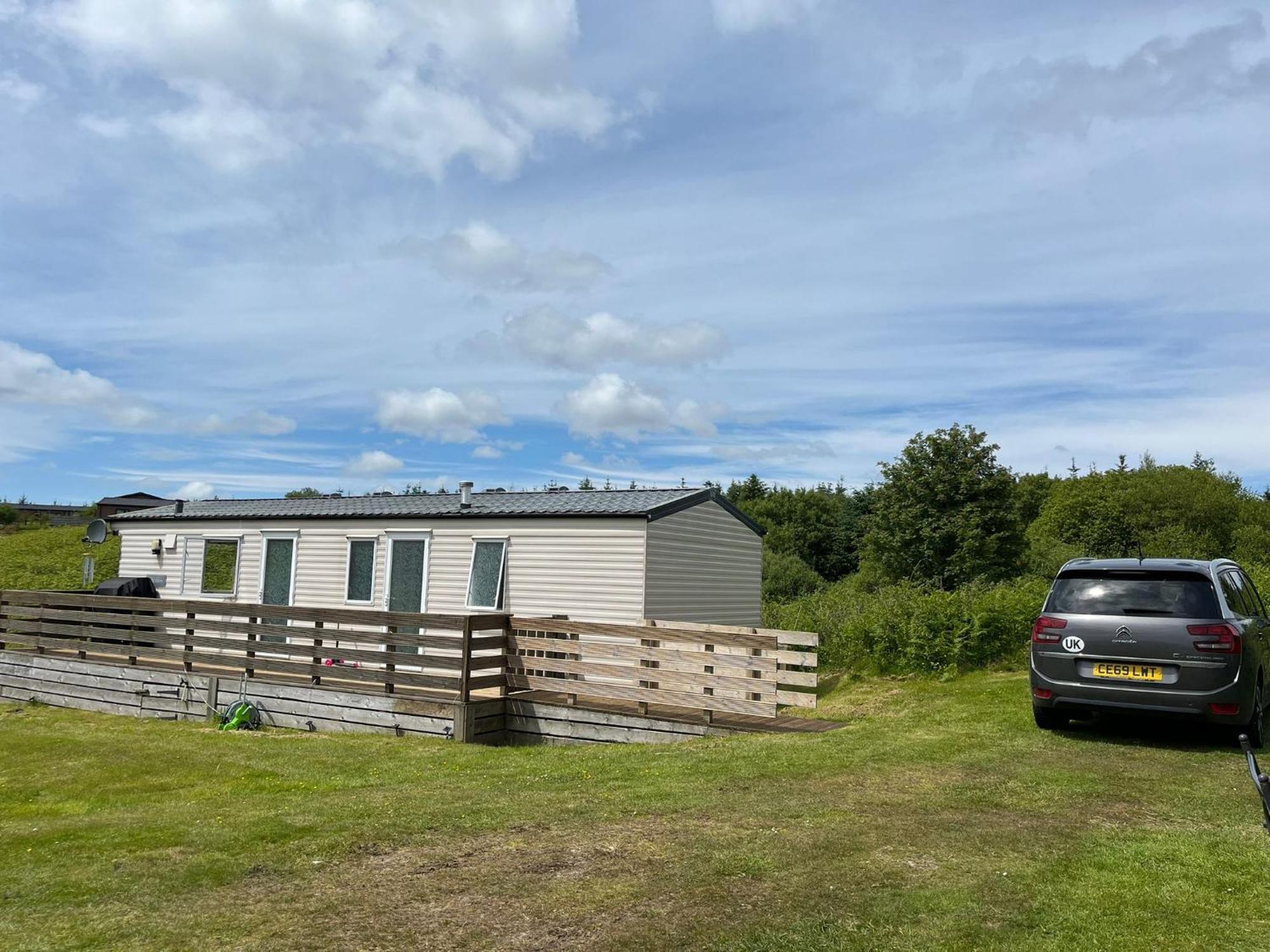 Lochview Retreat Caravan Balminnoch Exterior foto